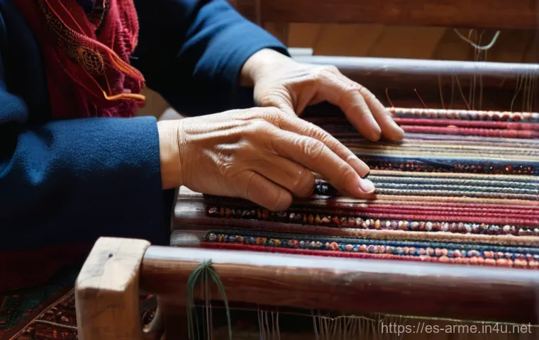 아르메니아 공예품 기념품 가이드 - Prompt 1: The Heart of Armenian Rug Weaving**
